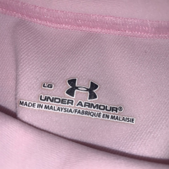 Under Armour light pink Coldgear turtleneck women’s shirt size LARGE L - Picture 13 of 15